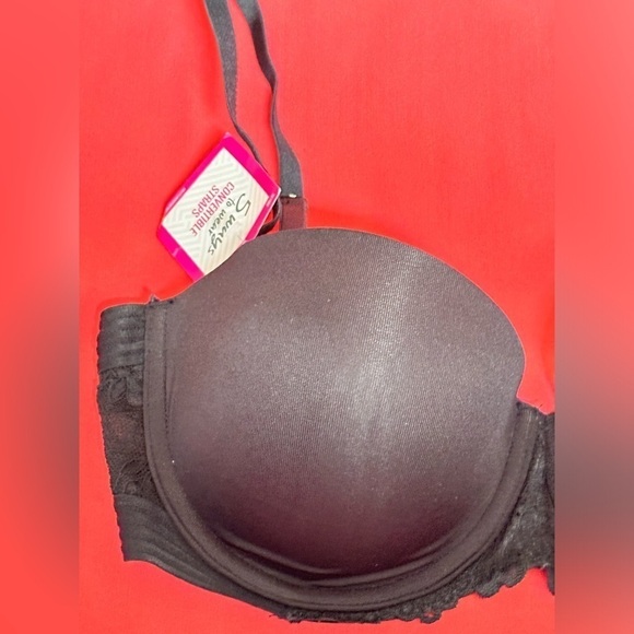 BRA 36C Black MAIDENFORM se1102 push-up, underwire, convertible strapless 3438 L - Picture 7 of 11